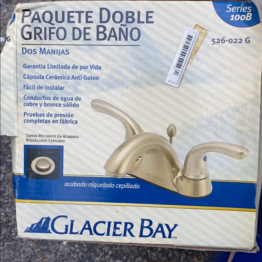 glacier bay bathroom faucet